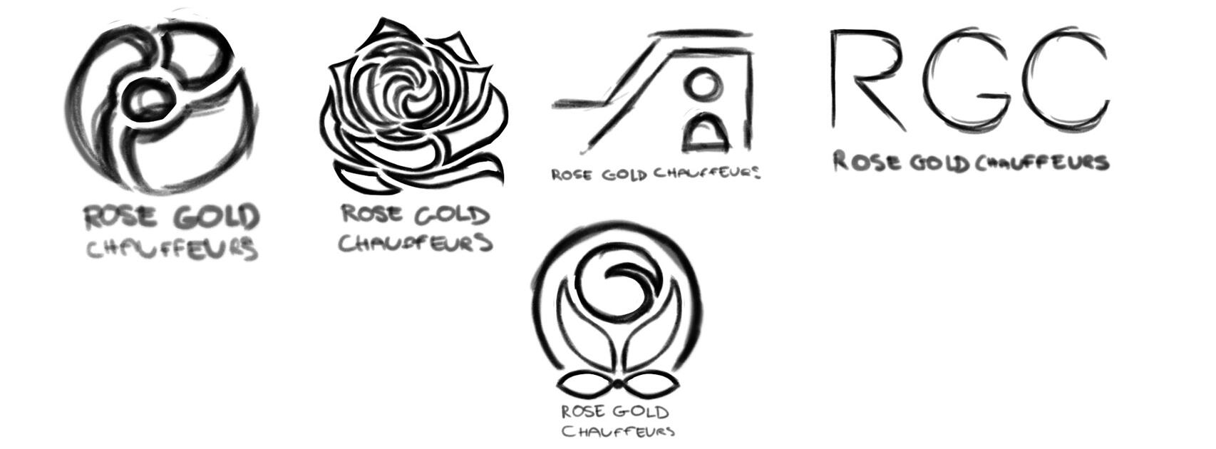 Rose Gold Sketches